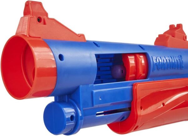 Nerf Fortnite Pump SG Blaster Pump Action Blaster Breech Loader 4 Nerf Mega Darts for Kids, Teens and Adults - Image 4