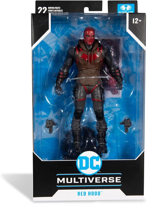McFarlane Toys, DC Gaming 7-inch Red Hood Action Figure with 22 Moving Parts, Collectible DC Gotham Knights Game Figure with Stand Base and Unique Collectible Character Card – Ages 12+ - Image 2